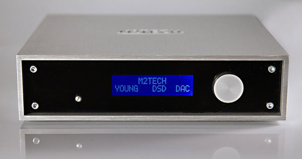 LIMITED QUANTITIES. LAST ONE - Young DSD, (PCM, DXD, DSD128 DAC/Pre-am –  M2Tech - Imported from Italy